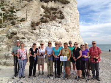 Nordic Healthwalk, Cuckmere Heven, East Sussex